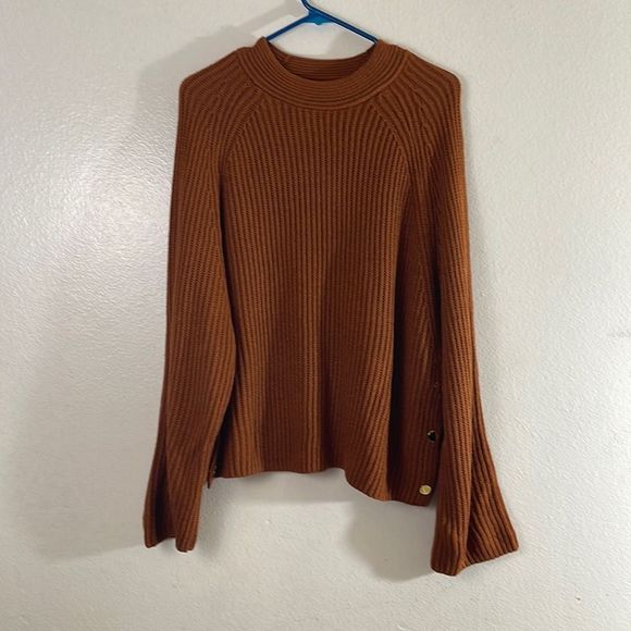 Topshop ribbed side button Sweater - Picture 2 of 6